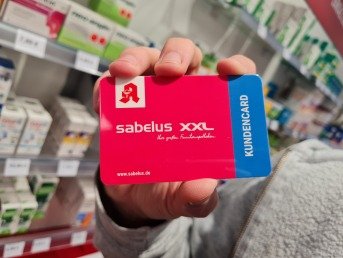 Sabelus XXL Apotheken Kundenkartenantrag