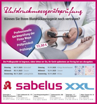 Blutdruckmessgeräteprüfung